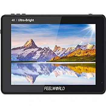 Pantalla Feelworld LUT7 7 - Monitor de Video Profesional con Pantalla Táctil, Resolución Full HD 1920x1200, Brillo de 500 nits, Soporte para LUTs y Funciones de Mon