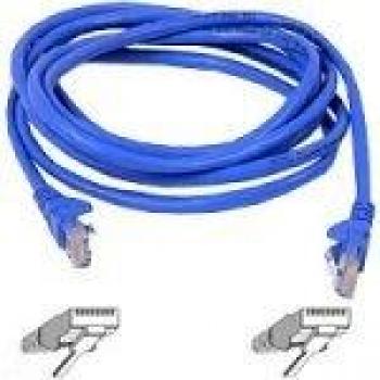 Belkin FBA_A3L791B50CM-BLS Cat5e Snagless UTP Patch Cable, 0.5m - Blue