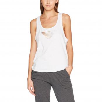 Emporio Armani Underwear 1639657a253, Top de Pijama para Mujer, Blanco