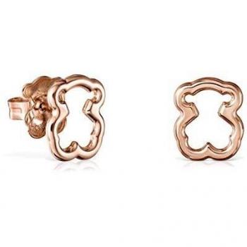 Pendientes New Carrusel de Plata Vermeil rosa