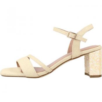 Sandalias de Fiesta Mujer Marca Menbur Modelo 22998M Amarillo