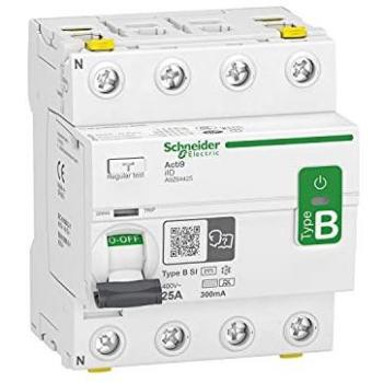 Schneider Electric Acti9 Diferencial 4P 25A 300mA Clase B SI