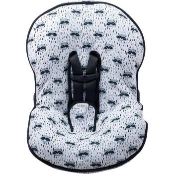 Jyoko Funda Acolchada Universal para Silla de Coche Grupo 0 y 1 - Transpiración, Regulación de Temperatura, diseño Racoon Town