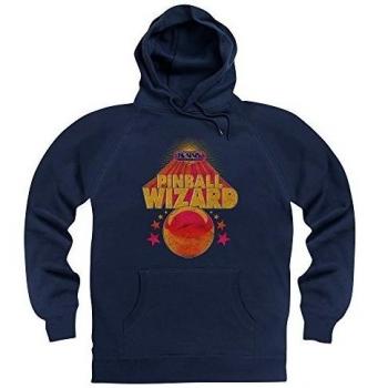 Official The Who Sudadera con capucha - Tommy Pinball Wizard, Para hombre, Azul marino, XL