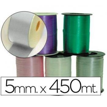 CINTA FANTASIA 450 MT X 5 MM PLATA