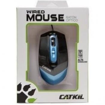 Catkil Dallas - Ratón óptico, color azul