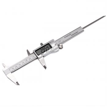 Calibre digital (, Oro Being hochpr äzise Agua geschützter – Calibre Calibre Vernier (de acero inoxidable a messende Longitud 150 mm/6 pulgadas con pantalla digital