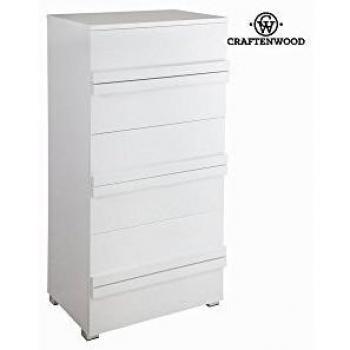 Cassettiera bianca laccata - Pure White Collezione by Craften Wood