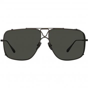 Linda Farrow ENZO LFL1393 C3 Gunmetal Men's Sunglasses 64mm