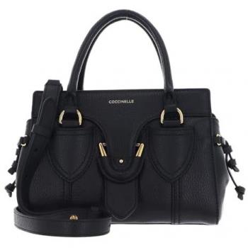 Coccinelle York Handbag Grained Leather Black - Size: OS - Female