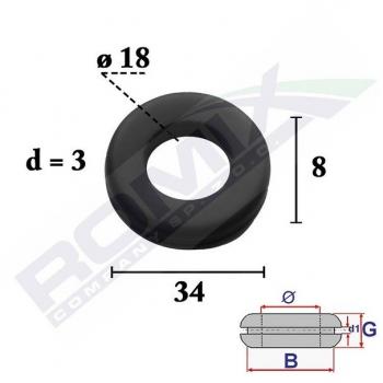 Pinza para tapicería ROMIX C70393 - herramienta de sujeción, fabricada en acero, con mango ergonómico y recubrimiento antideslizante, ideal para trabajos de tapicería y manualidades