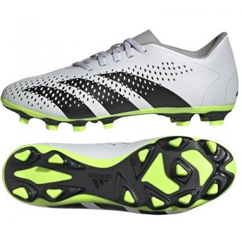 Adidas Botas de Fútbol Predator Accuracy.4 FXG - Diseño ligero, suela FG/AG para césped natural y artificial, parte superior sintética con textura para un mejor control del balón, cierre de cordones, comodidad y ajuste