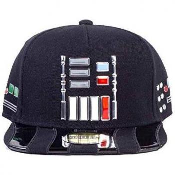 Difuzed Botones de Traje de Darth Vader Snapback Gorra de béisbol, Negro, Taille Unique para Hombre