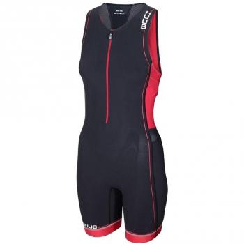 Huub Core Traje, Mujer, Negro/Rojo, Extra-Small