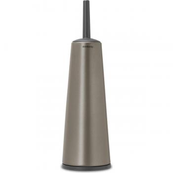 Cepillo de WC Brabantia ReNew con soporte - Platino