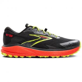 Zapatillas de trail Brooks Divide 5 negro hombre características: diseño ligero, suela con tracción, amortiguación BioMoGo DNA, parte superior de malla transpirable, soporte para el arco del pie, plantilla extraíble, adecuada