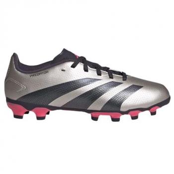 Botas de fútbol Adidas Predator League MG para niño, césped artificial, color gris, talla 35