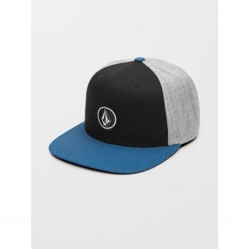 Gorra VOLCOM QUARTER TWILL - Dark Blue, tipo de producto: gorra, características: color azul oscuro, diseño de la marca Volcom, estilo casual, material twill