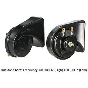 KKmoon Par de 12V 105DB Altavoz de Bocina Eléctrica Caracol Doble Tono del Coche Camión Universal