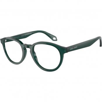 Giorgio Armani AR7248 6044 Men's Eyeglasses Green Size 48 - Frame Only, Blue Light Block Available