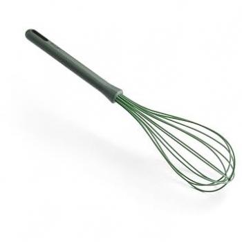 Batidor de Varillas de Silicona Essentials 32cm, Manual, Policarbonato, Verde