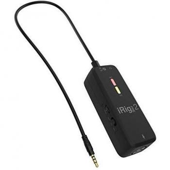 iRig Pre 2 Mobile Microphone Preamplifier for iOS/Android with Wired Audio Transfer