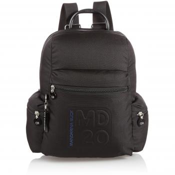 Mandarina Duck MD20 TRACOLLA - Bolso mochila para mujer, color negro, talla 26x34x14 cm