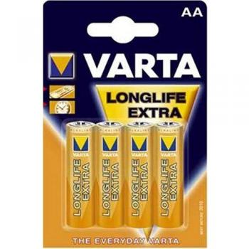 Baterías Alcalinas AA Longlife Varta 4 Unidades 2800 mAh