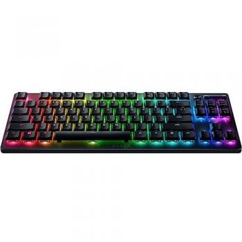 Teclado Óptico Inalámbrico para Juegos Razer DeathStalker V2 Pro Tenkeyless (Interruptor Rojo, Bajo Perfil, HyperSpeed Wireless, Bluetooth 5.0) Diseño Español, Negro