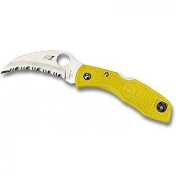 Spyderco Taschenmesser Tasman Salt - Navaja, color amarillo