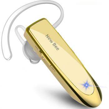 Auriculares Inalámbricos Bee Bluetooth V5.0 con Micrófono CVC 6.0, 22 Horas de Música, Manos Libres para Negocios y Conducción