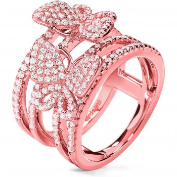 Anillo de Mujer Folli Follie 3R17S086RC - Rosa - Plata de Ley - Talla 52