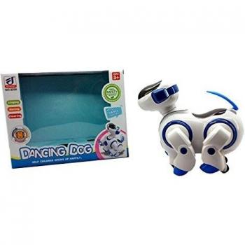 ALFABEST Perro Robot 18 cm con luz y Sonido