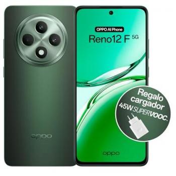 OPPO Reno12 F 5G Smartphone Libre, 8GB RAM + 256GB Almacenamiento, Pantalla AMOLED 6.7, Cámara Triple (50MP + 8MP + 32MP), Batería de