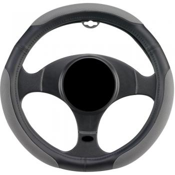 Bottari 16287 16287 Funda Volante para Coche, Universal, Orion, Color Negro y Gris, Universal con diámetro estándar 37/39 cm, Gris, Diámetro 37-39 cm
