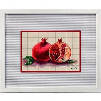 Dósfer 61954 - Cuadro decorativo, Frutas de cocina, 45 x 37 cm