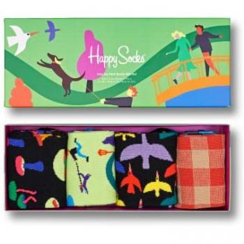Set de Regalo de Calcetines Into The Park - 4 Pares Largos Multicolores para Hombre y Mujer (Tamaño 36-40)