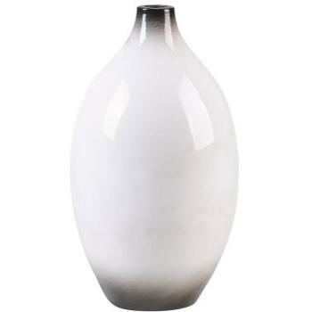 Vaso Decorativo Elegante Moderno 36 cm Terracota Blanco y Negro Baeza