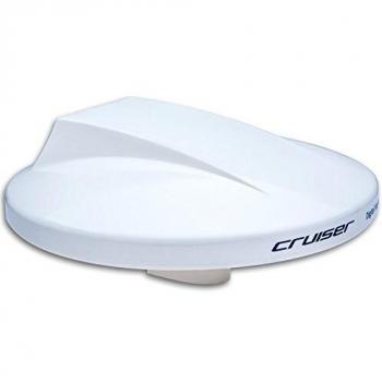 Antena TV Omnidireccional Scout Cruiser Blanca 10 con Cable de 20M, 75 ohms
