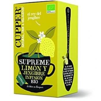 Cupper Infusion Ginger Supreme Bio, 20 Bolsas Cupper 1 Unidad 200 g