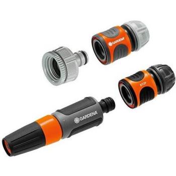 Kit básico de riego Gardena 18295-20 - Box Promo de 50 Unidades, incluye: 1 x 18202/5305, 1 x 18215, 1 x 18213, 1 x