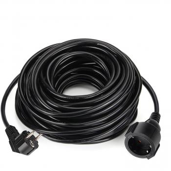 SIMBR Cable alargador de corriente IP20 H05VV Alargador cable de gran calidad 5m 10m 20m Color negro