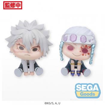 Estatua PVC Chubby Collection Demon Slayer: Kimetsu no Yaiba Sanemi Shinazugawa & Tengen Uzui 6 cm