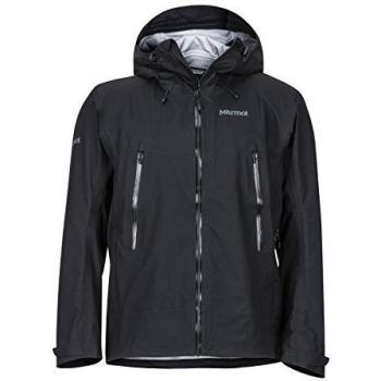 Marmot Red Star Jacket Chubasqueros, Chaqueta, Prueba De Viento, Impermeable, Transpirable, Hombre, Negro, XXL