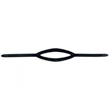 SEAC Correa para máscara, 100% Silicona hipoalergénica, Unisex-Adult, Negro, estándar