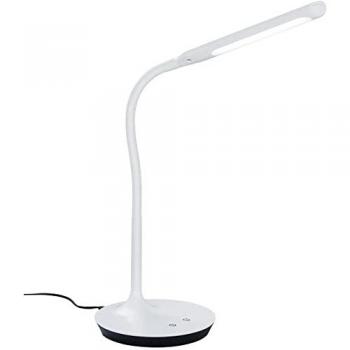 Lámpara de Mesa POLO LED Blanca Flexible Dimmable 5W con 3 Tonalidades