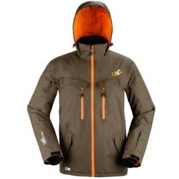 Urban Beach - Chaqueta de esquí para hombre, color azul marrón Marron Toundra Talla:large