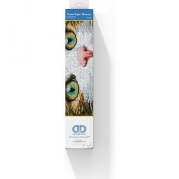Cuadro de pintura con diamantes Diamond Dotz Green Eyed Beauty