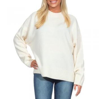Suéter Vero Moda Boom Écru Loose Fit para Dama
