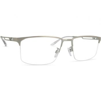 Emporio Armani EA1143 Asian Fit 3045 Men's Eyeglasses Silver Size 57 - Blue Light Block Available